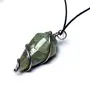 Stone Energized Green Aventurine Spiral Wrapped Energy Pendant For Man, Woman, Boys & Girls- Color- Green (Pack of 1 Pc.), 4 image