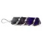 Stone Amethyst Double Point Pendant For Man, Woman, Boys & Girls- Color- Purple (Pack of 1 Pc.), 2 image