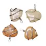 Stone Peach Moonstone Wrapped Pendant For Compassion For Man, Woman, Boys & Girls- Color- Peach (Pack of 1 Pc.), 4 image