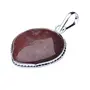 Stone Red Jasper Heart Pendant For Man, Woman, Boys & Girls- Color- Red (Pack of 1 Pc.), 3 image