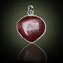 Stone Red Jasper Heart Pendant For Man, Woman, Boys & Girls- Color- Red (Pack of 1 Pc.), 5 image