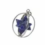 Stone Sodalite Markaba Scared Symbol Pendant For Man, Woman, Boys & Girls- Color- Blue (Pack of 1 Pc.), 3 image