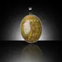 Stone Agitated Coral Fossil Pendant For Man, Woman, Boys & Girls- Color- Orange (Pack of 1 Pc.), 5 image