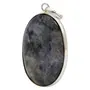 Stone Sodalite Oval Cabochon Pendant For Man, Woman, Boys & Girls- Color- Blue (Pack of 1 Pc.), 2 image
