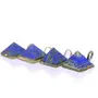 Stone Lapis Lazuli Pyramid Pendant For Man, Woman, Boys & Girls- Color- Multicolor (Pack of 1 Pc.), 4 image
