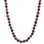 Stone Crystal Mala For Brain & Confidance (Under 12 years only), Color- Purple & Red, For Men & Women (Pack of 1 Pc.), 2 image