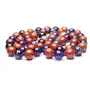 Stone Crystal Mala For Brain & Confidance (Under 12 years only), Color- Purple & Red, For Men & Women (Pack of 1 Pc.), 3 image