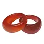 Stone Carnelian Faceted Ring, Color- Orange, For Men & Boys (Pack of 1 Pc.), 2 image