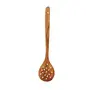 Natural Sheesham Wood Spoon Set of 7 | Non Stick Safe Cocking 2 Frying 1 Serving 1 Spatula 1 Chapati Spoon 1 Desert 1 Rice | Size- Large, 6 image