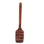 A to Z Wooden Non Stick Multipurpose Serving and Cooking Spoon (Brown)-Set of 10, 6 image