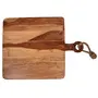 Wooden Chopping Board for Kitchen Vegetable Chopper Cutting Board for Kitchen Natural Finsh 12 inches, 2 image