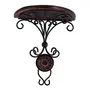 Beautiful Wrought Iron Fancy Wall Bracket - Home Decorative Wall Hanging Shelves - Rack Shelf for Living Room Home Decor Pack of 2, 2 image