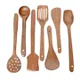 Rosewood A to Z Multipurpose Serving and Cooking Spoon Set Brown, 2 image