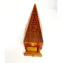 Wooden Pyramid Shape Dhoop Batti Stand/Incense Stick Holder with Drawer/aggarbatti Holder, 3 image