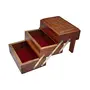 Wooden Jewellery Box | Jewel Organizer for Women's | Handicrafts Gift Items for Girls, 3 image