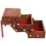 Handmade Wooden Jewellery Box | Jewel Organizer for Women's | Handicrafts Gift Items, 4 image