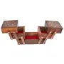 Handmade Wooden Jewellery Box for Women Jewel Organizer Brass Inlay(5 in 1) Gift Items, 4 image