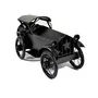 Wrought iron vintage car with roof / toys / car / car showpiece for home decor-Black, 2 image