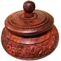 Wood Handmade Sindoor Box (Brown), 2 image