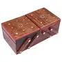Handicrafts Wooden Jewellery Box for Women | Jewel Organizer Box Hand Carved Carvings (8 inches) Gift Items, 2 image