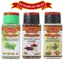 Oregano 25g + Roasted Chili Flakes 65g + Garlic Powder 65g (Pack of Only 3 Spice Herb and Seasonings), 2 image