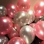 Pink and Silver Pack of 50 Metallic Shiny Balloon for Theme Party Brthday Anniversary Small Shower and Party Decorations