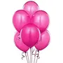 Metallic Shiny Peal Finish Balloons (Pink) - Pack of 25