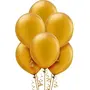 Metallic Shiny Peal Finish Balloons (Gold) - Pack of 25