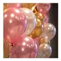 Products HD Metallic Finish Balloons for Brthday / Anniversary Party Decoration ( Golden White Pink ) Pack of 50