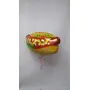 Brthday Hot Dog Shape Foil Balloon - 24 Inches, 2 image