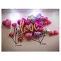 Mini Pink Star Foil Balloon for Flower Arrangement Gift Basket Centerpiece Bouquet Dessert Table Styling (Pack of 3) - 10 Inches, 6 image