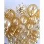 Gold 5Th Brthday Decorations and Balloon Pump Combo "Gold Number Foil Balloon (16 Inches) and Confetti Latex Balloons Bouquet Real Gold Party Supplies Anniversary Decor, 2 image