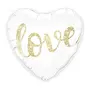 Love Balloon - Bachelorette Party Decorations 18" Bridal Shower Balloon Love Gold Anniversary Balloons White Gold Engagement Party Decor, 4 image