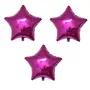 Mini Pink Star Foil Balloon for Flower Arrangement Gift Basket Centerpiece Bouquet Dessert Table Styling (Pack of 3) - 10 Inches, 2 image