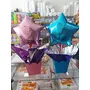 Mini Pink Star Foil Balloon for Flower Arrangement Gift Basket Centerpiece Bouquet Dessert Table Styling (Pack of 3) - 10 Inches, 4 image