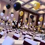 Metallic Hd Shiny Toy Balloons - Black and Gold for Decoration and Party (Pack of 50), 5 image