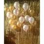 Metallic Shiny Peal Finish Balloons (Gold) - Pack of 25, 3 image