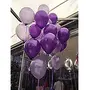 Metallic Shiny Peal Finish Balloons (Purple Pack of 25), 2 image