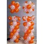 Latex Balloons for Party Decorations (Pack of 25 Orange), 4 image