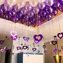 Metallic Shiny Peal Finish Balloons (Purple Pack of 25), 3 image