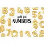 Number Fifty Two 52 Gold Number Foil Balloon for Brthday Anniversary Celebration, 3 image