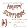 (16 Inch) Happy Brthday Letter Foil Balloon Brthday Party Supplies Happy Brthday Balloons for Party Decoration - Rosegold, 5 image