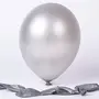 Products HD Metallic Finish Balloons for Brthday / Anniversary Party Decoration ( Golden Silver ) Pack of 25, 4 image