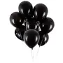 Products HD Metallic Finish Balloons for Brthday / Anniversary Party Decoration ( Golden Black ) Pack of 30, 4 image