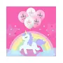 Pack of 30 Unicorn Brthday Balloons Party Decorations 10 inches Balloons for Party Supplies Favor (Unicorn Themed -2 - Pink & White) ( Pack of 30), 6 image