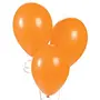 Products HD Metallic Finish Balloons for Brthday / Anniversary Party Decoration ( Black Orange ) Pack of 50, 3 image
