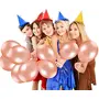 Products HD Metallic Finish Balloons for Brthday / Anniversary Party Decoration ( Rose Gold Color ) Pack of 60, 5 image