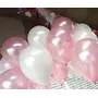 Products HD Metallic Finish Balloons for Brthday / Anniversary Party Decoration ( Pink White ) Pack of 100, 2 image