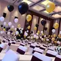 Products HD Metallic Finish Balloons for Brthday / Anniversary Party Decoration ( Golden Black White ) Pack of 150, 2 image