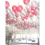 Products HD Metallic Finish Balloons for Brthday / Anniversary Party Decoration ( Red Silver ) Pack of 25, 2 image